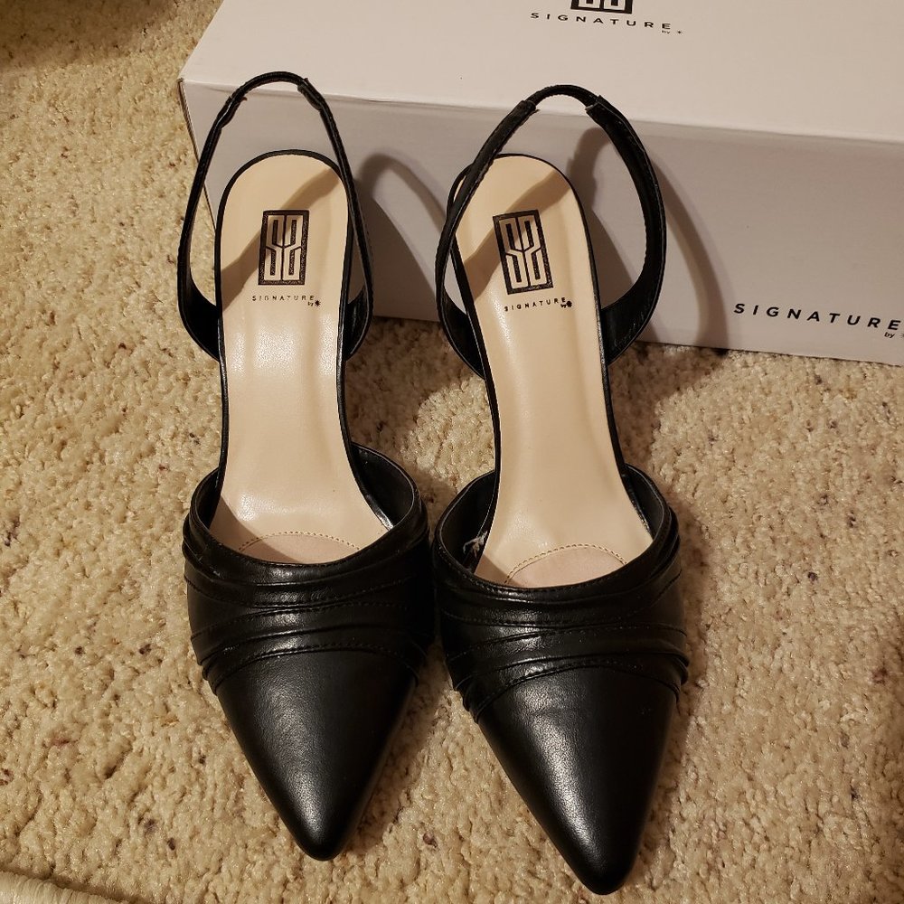 Shoedazzle slingback heels